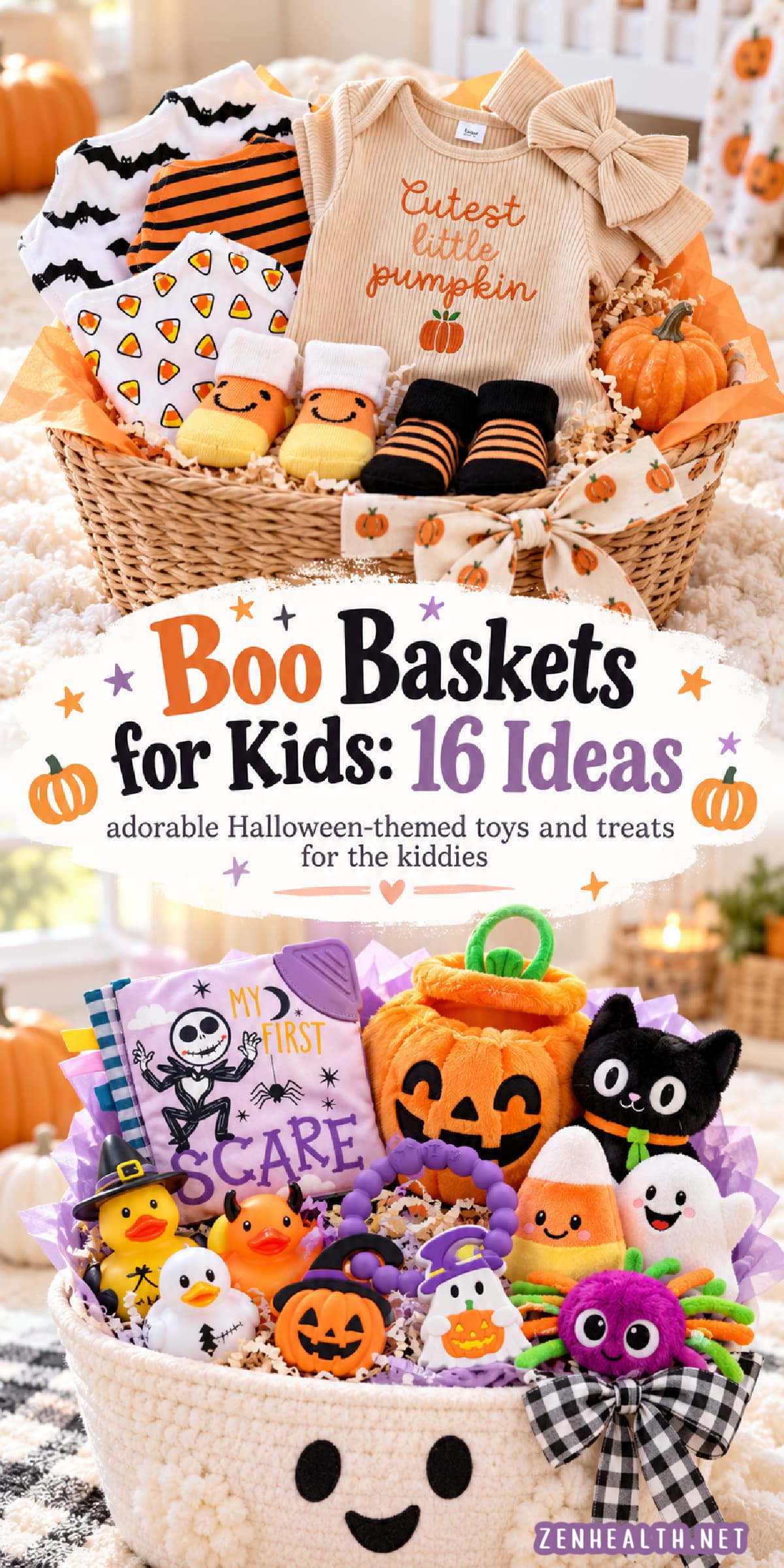 Boo baskets for kids