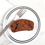 Slice of Banana Chocolate Chip Bread
