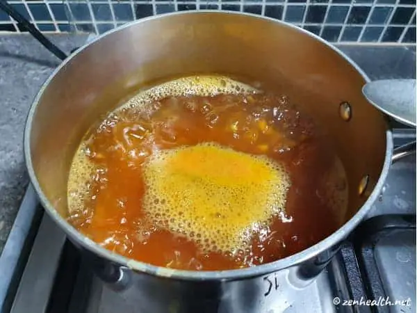 boiling dhal for soup