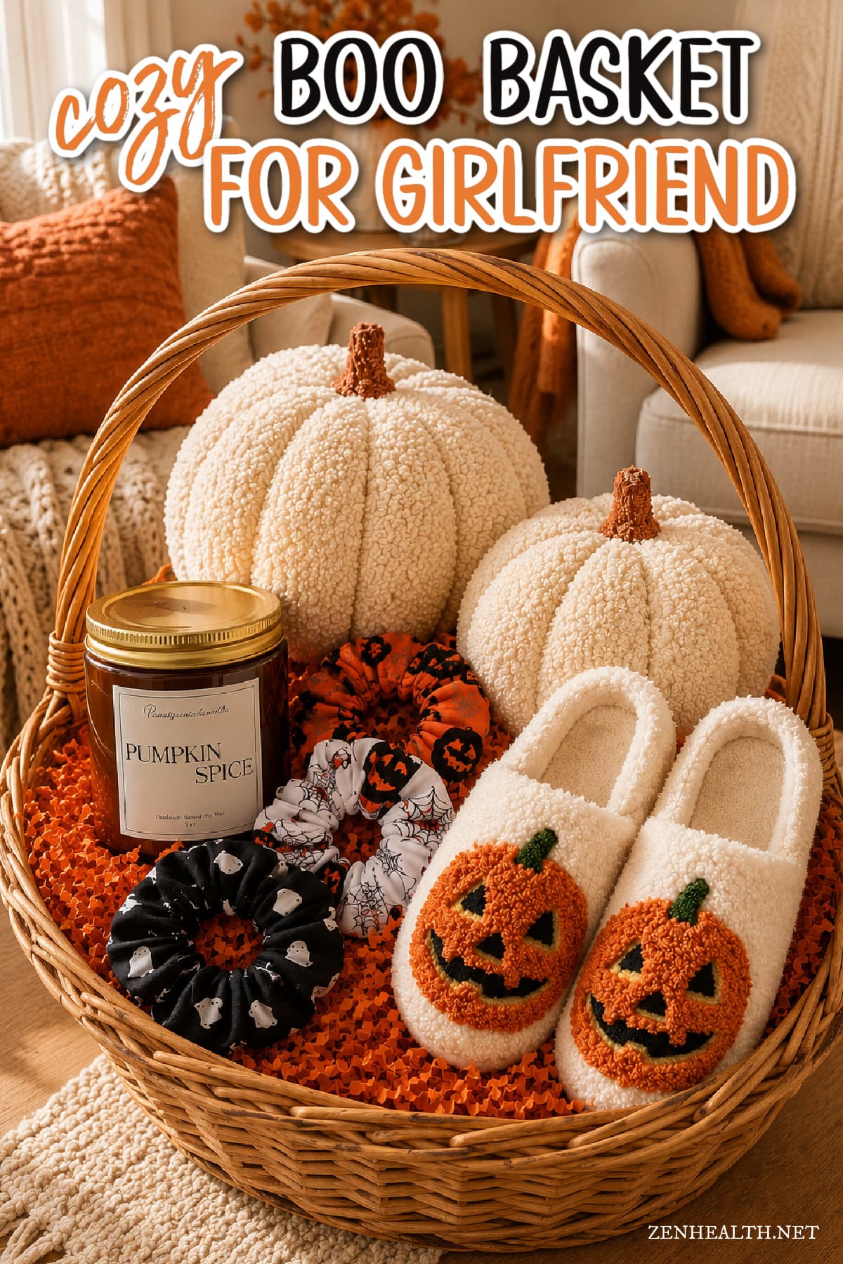 Cozy Boo Basket for Girlfriend