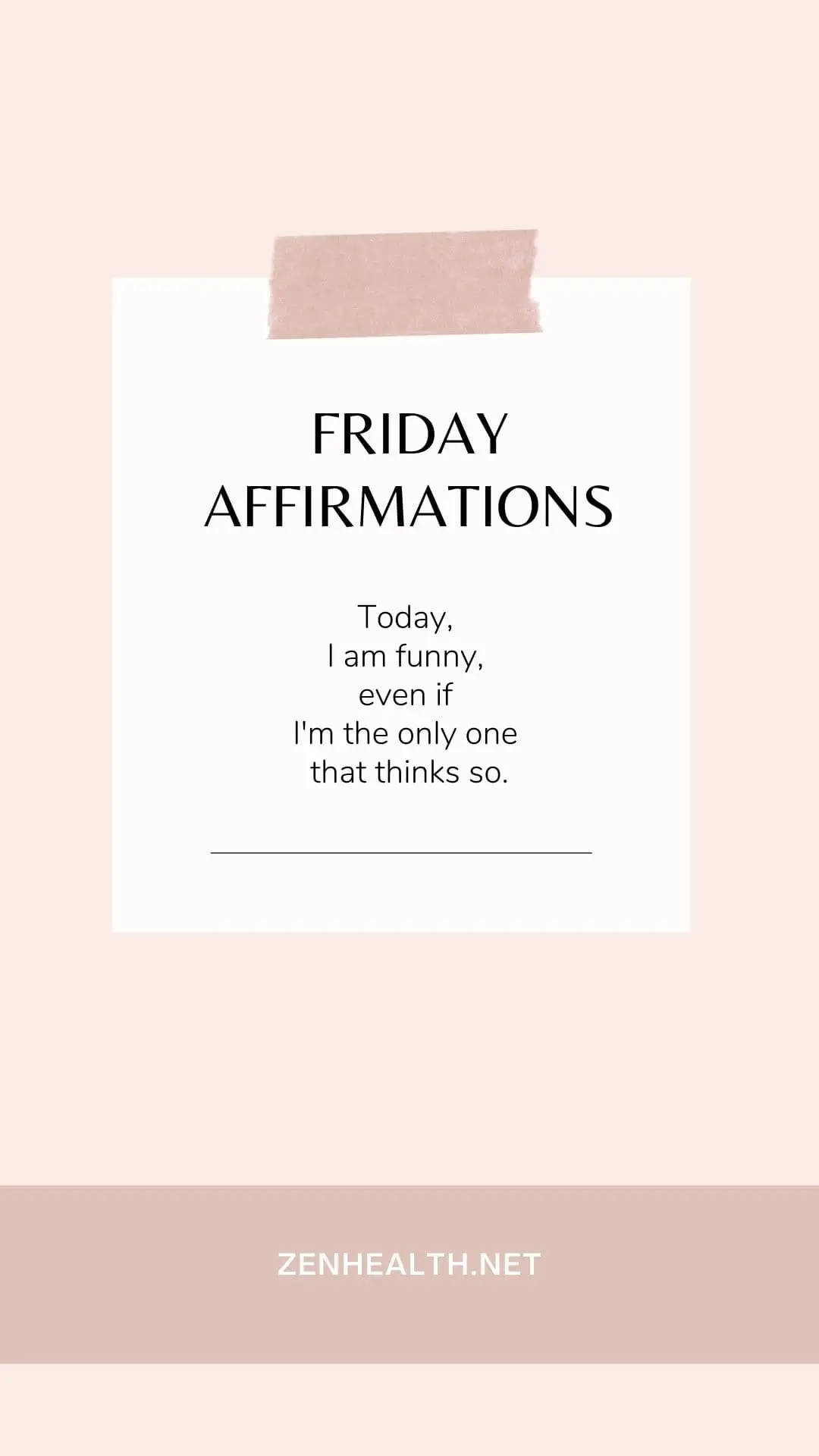 funny friday affirmations