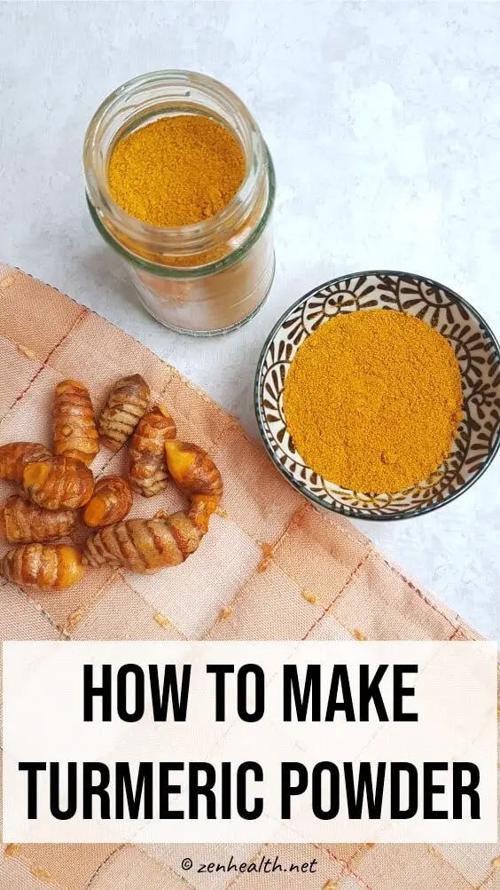 How to make turmeric powder from turmeric rhizomes without boiling #turmeric #turmericpowder #howtomaketurmericpowder