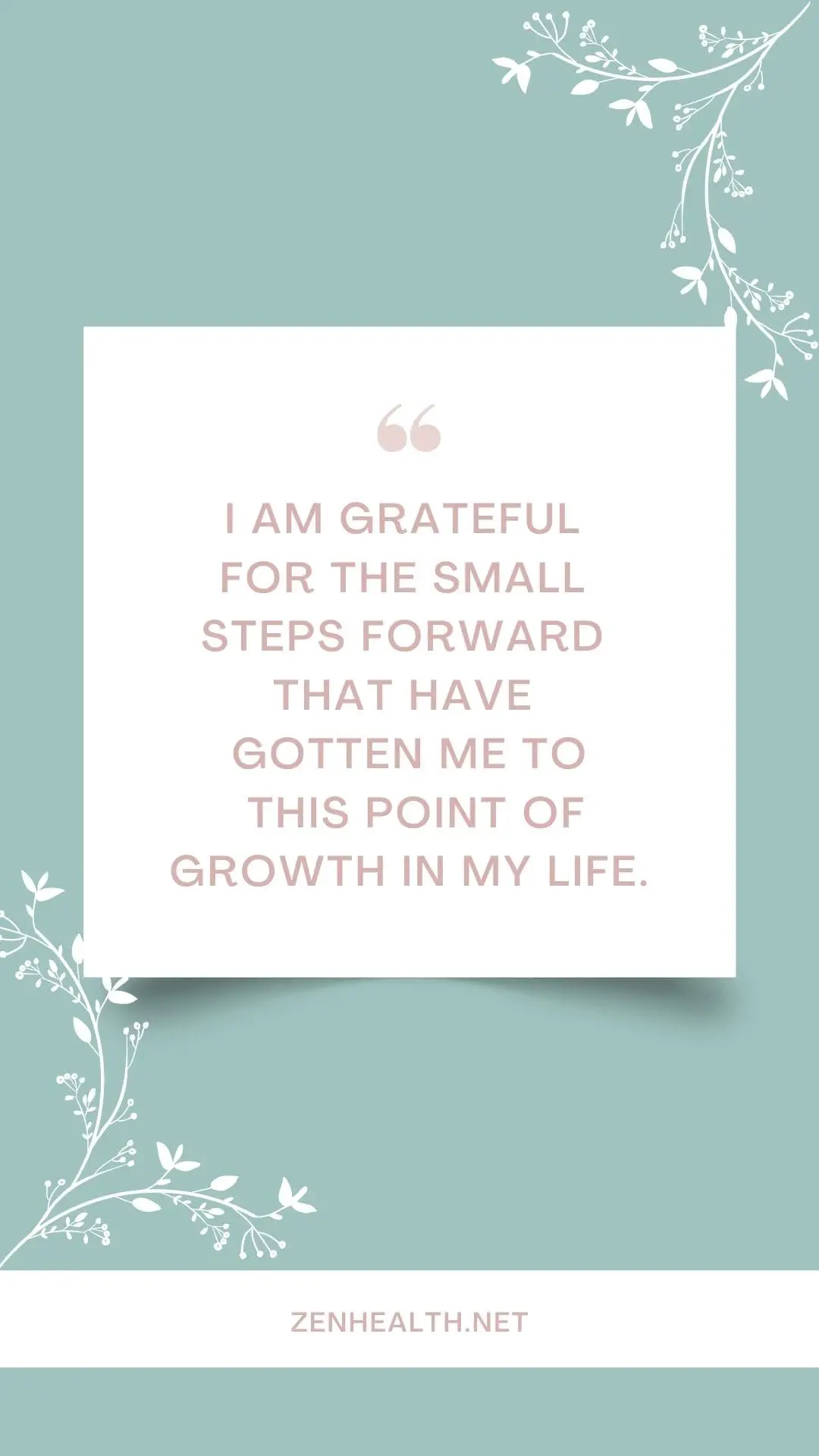 i am grateful for small steps