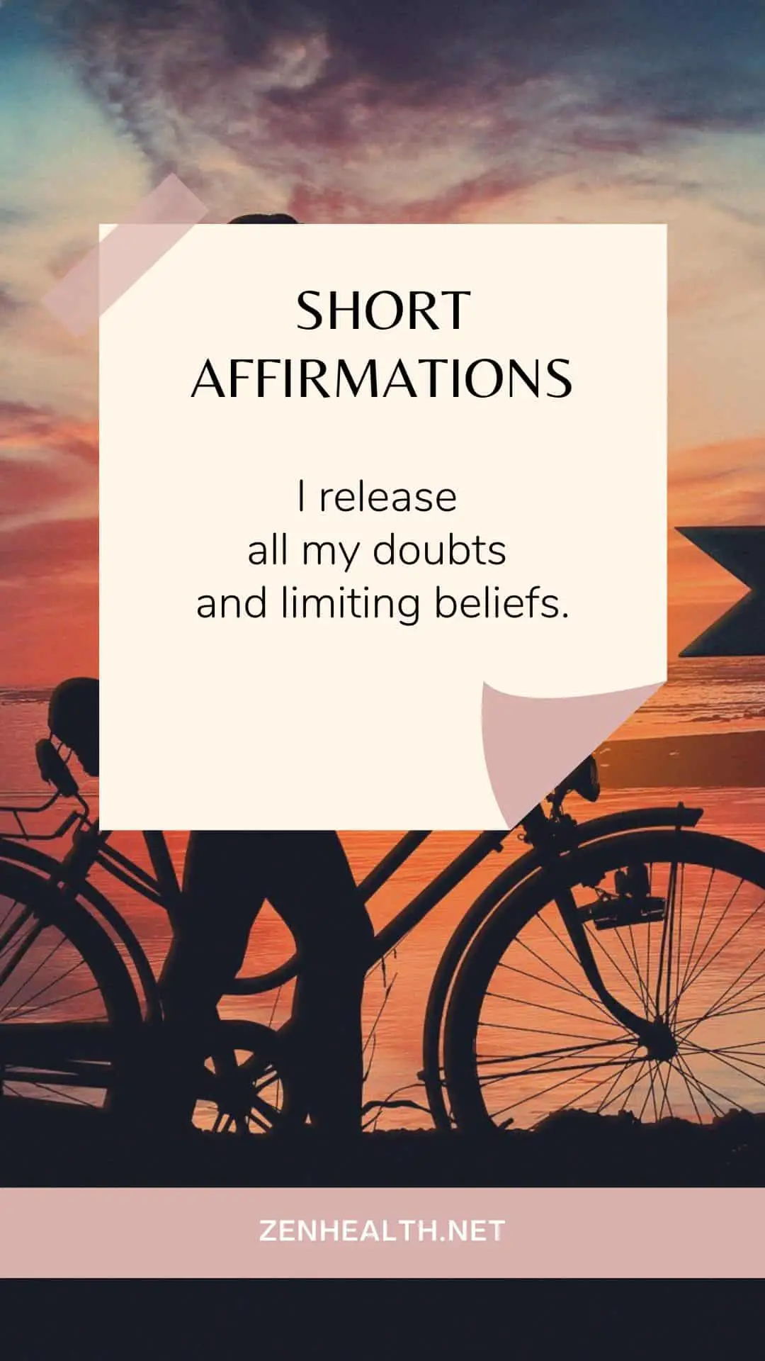 short affirmations: I release all my doubts and limiting beliefs