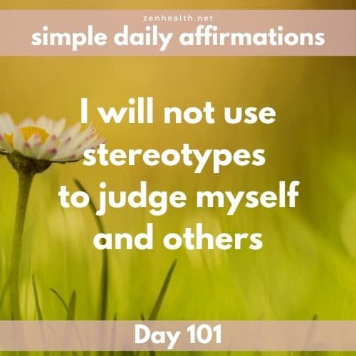 Simple daily affirmations: Day 101