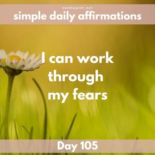 Simple daily affirmations: Day 105
