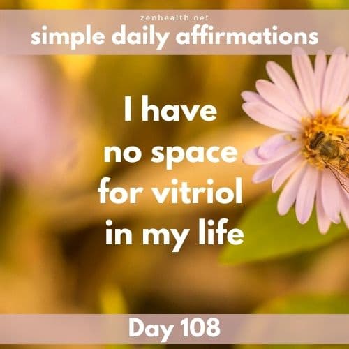 Simple daily affirmations: Day 108