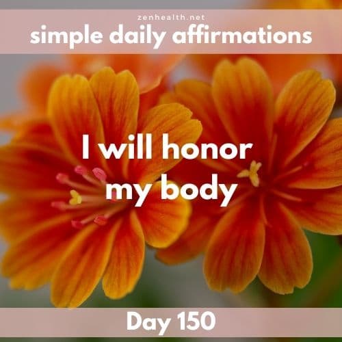 Simple daily affirmations: Day 150