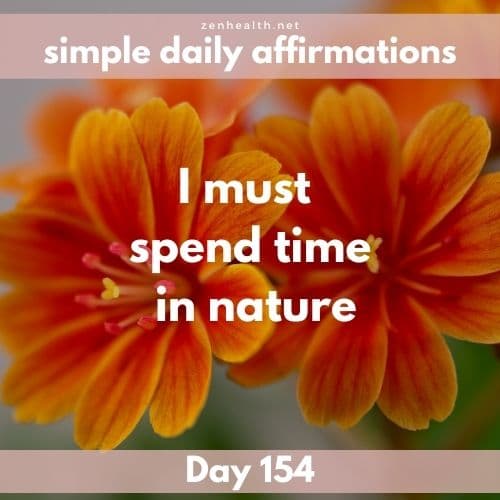 Simple daily affirmations: Day 154