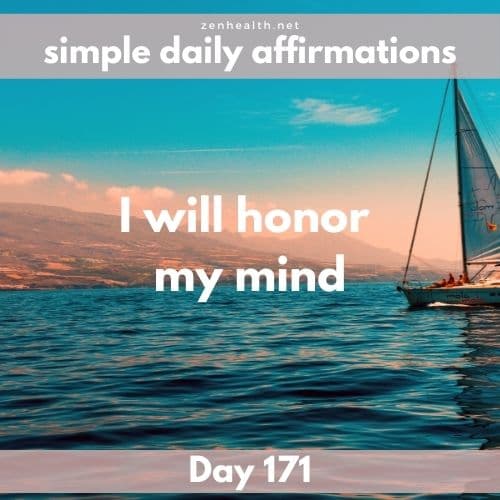 Simple daily affirmations: Day 171