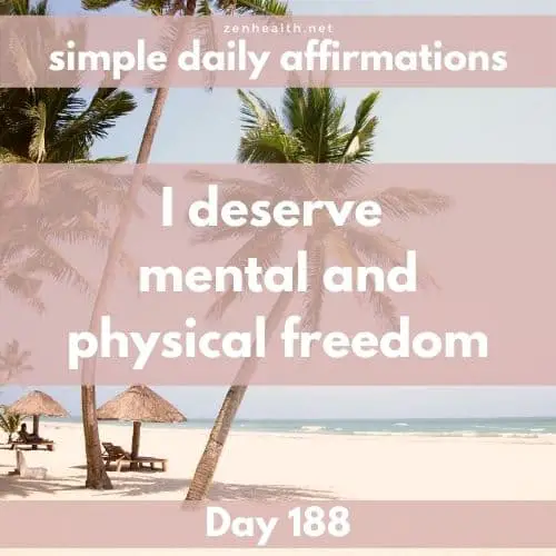 Simple daily affirmations: Day 188