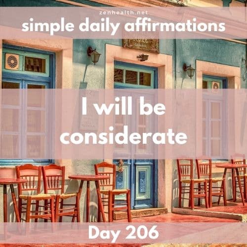 Simple daily affirmations: Day 206