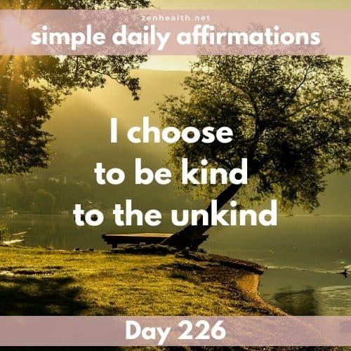 Simple daily affirmations: Day 226