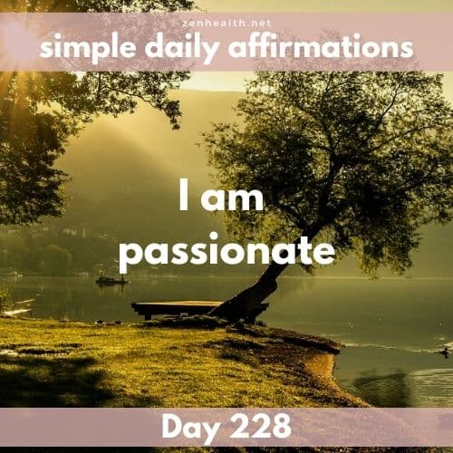 Simple daily affirmations: Day 228