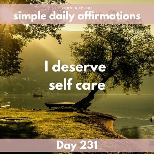 Simple daily affirmations: Day 231