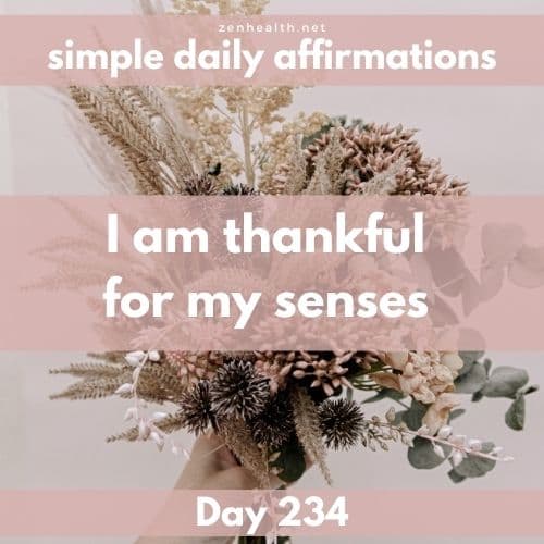 Simple daily affirmations: Day 234
