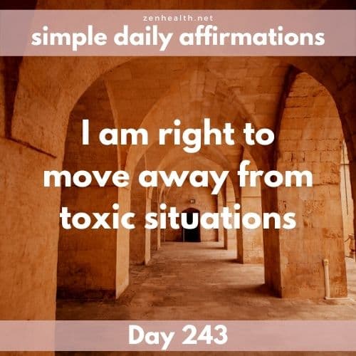 Simple daily affirmations: Day 243