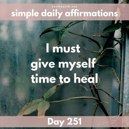 Simple daily affirmations: Day 251