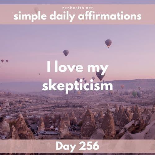 Simple daily affirmations: Day 256