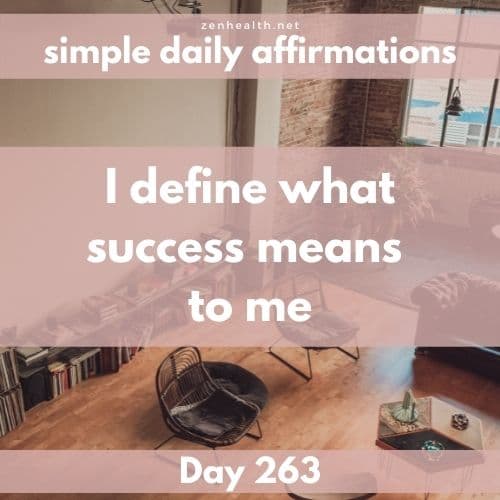 Simple daily affirmations: Day 263