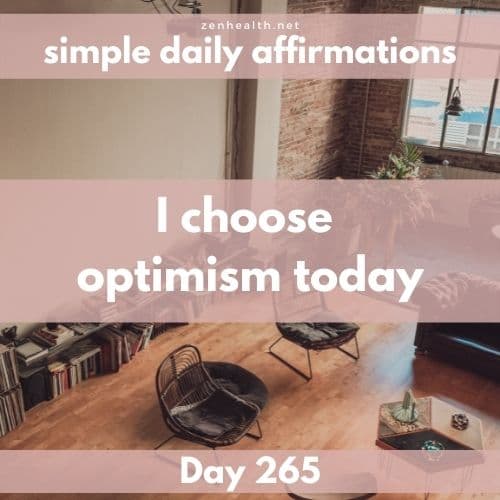 Simple daily affirmations: Day 265