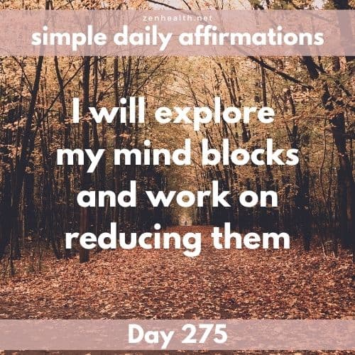 Simple daily affirmations: Day 275