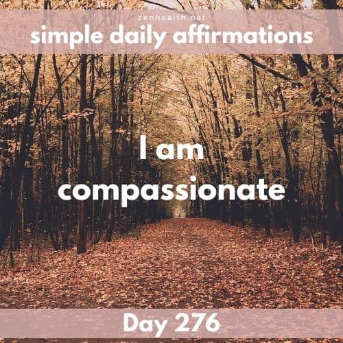 Simple daily affirmations: Day 276