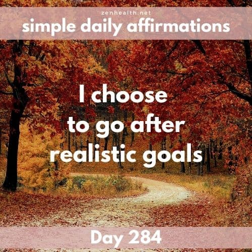 Simple daily affirmations: Day 284