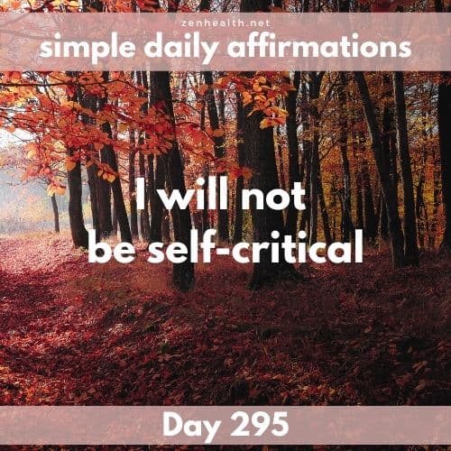 Simple daily affirmations: Day 295