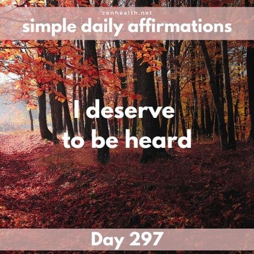 Simple daily affirmations: Day 297