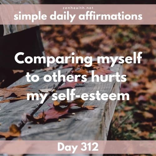 Simple daily affirmations: Day 312