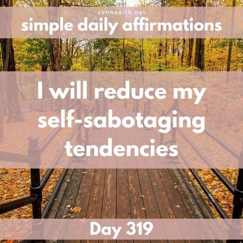 Simple daily affirmations: Day 319