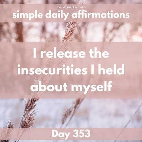 Simple daily affirmations: Day 353