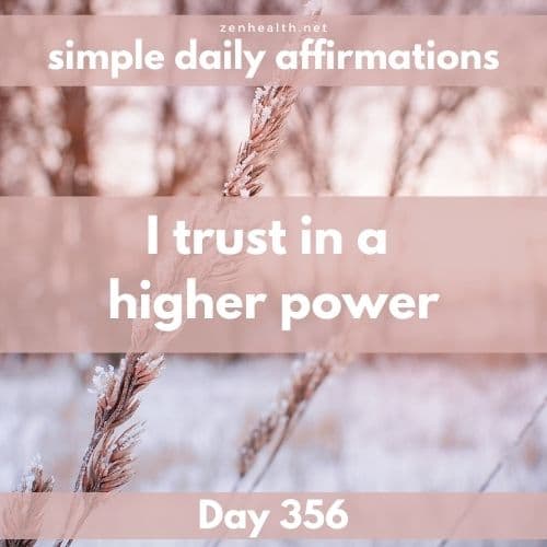Simple daily affirmations: Day 356