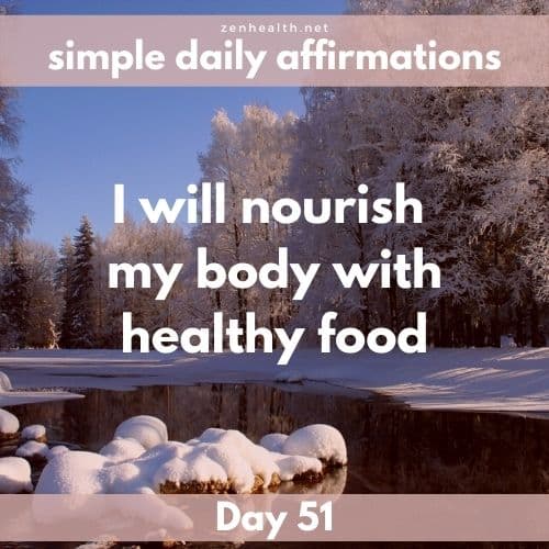 Simple daily affirmations: Day 51