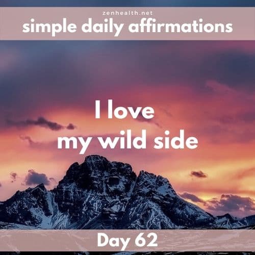 Simple daily affirmations: Day 62