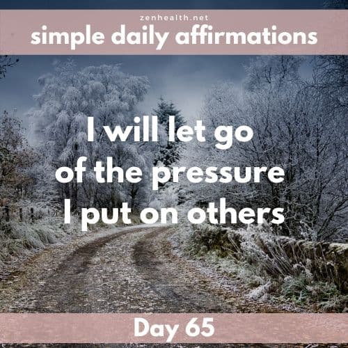 Simple daily affirmations: Day 65
