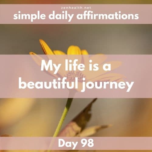 Simple daily affirmations: Day 98
