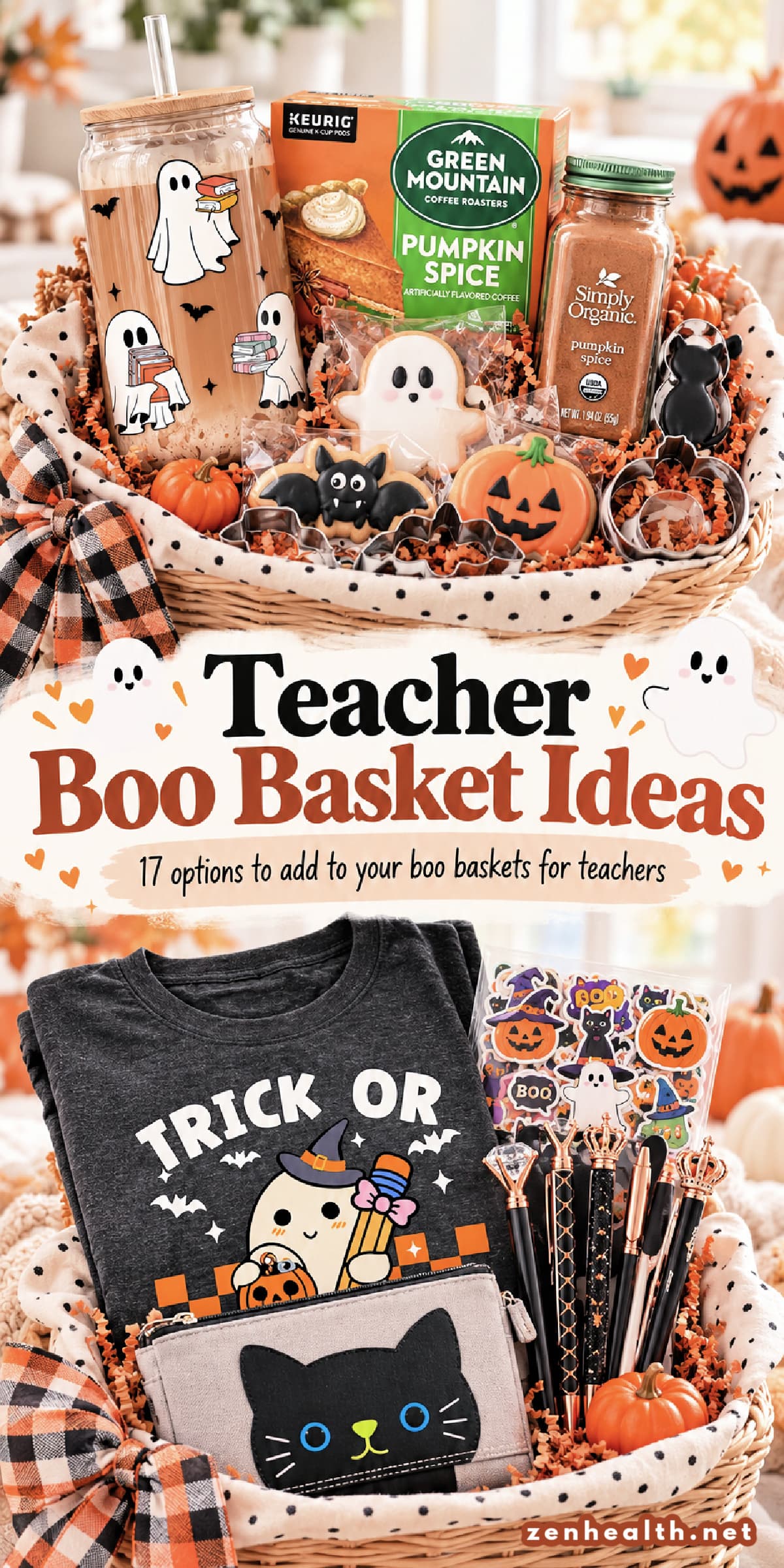 Teacher Boo Basket Ideas: 17 Options to add to your boo baskets for teachers