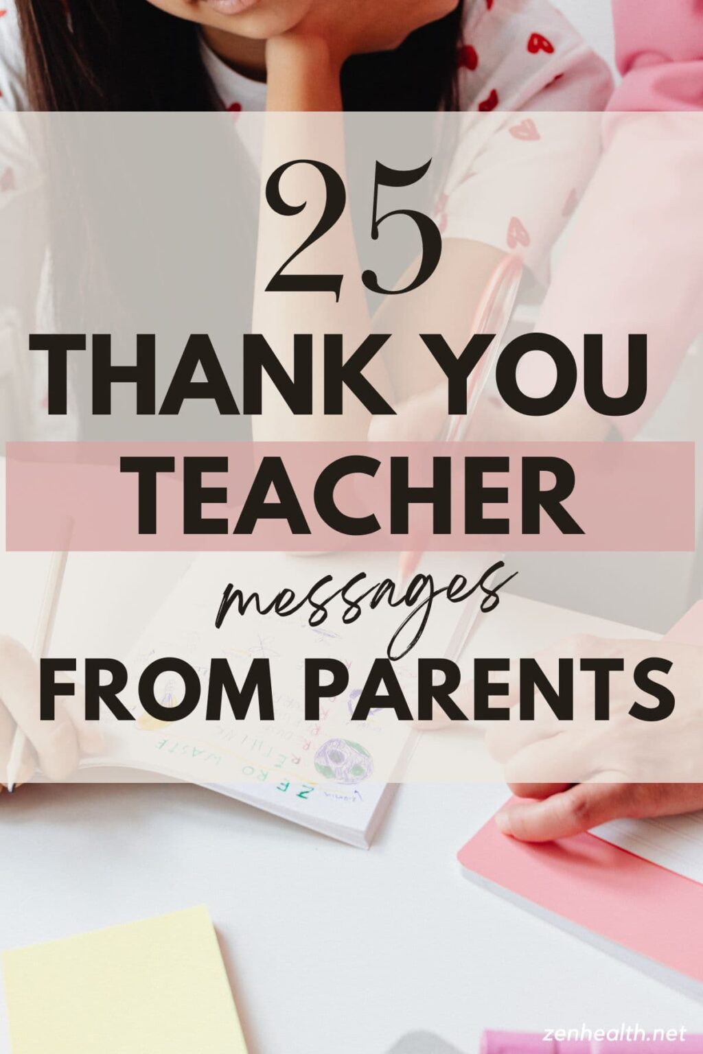 25 Thank You Teacher Messages From Parents Zenhealth