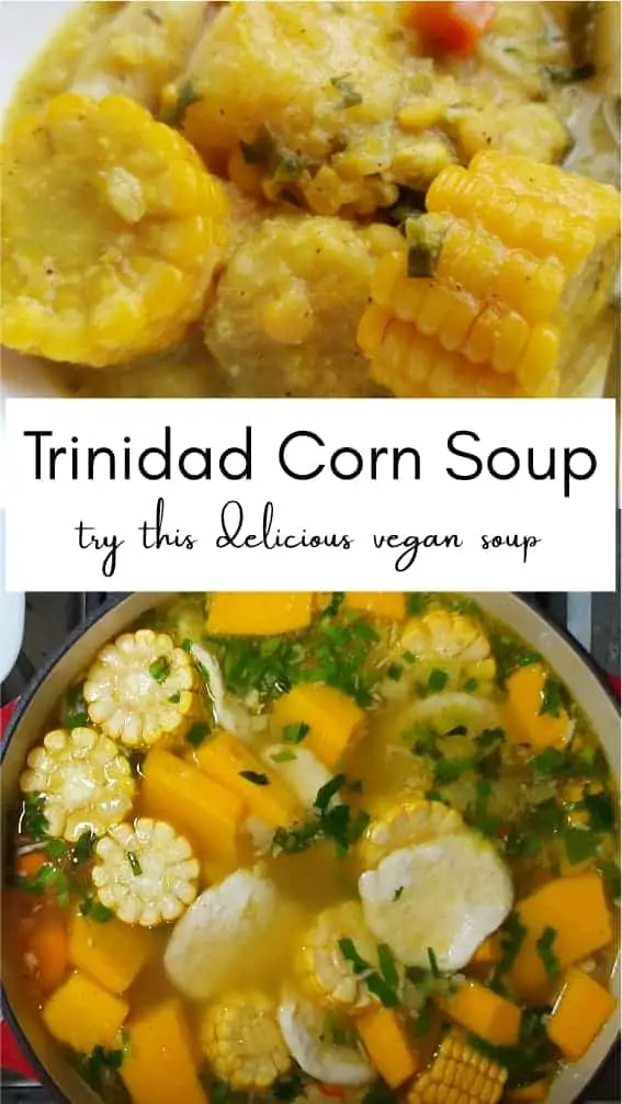 Trinidad corn soup pin